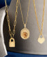 ფოტო #5 პროდუქტის Polished Mary and Baby Jesus Medallion on 18" Chain in 14K Yellow Gold