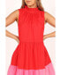 ფოტო #11 პროდუქტის Women's Bradshaw Tiered Mini Dress