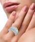 ფოტო #2 პროდუქტის EFFY® Diamond Cluster Ring (2-3/8 ct. t.w.) in 14k White Gold