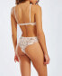 Фото #2 товара Women's 2 Piece Lace Bralette and Panty Lingerie Set