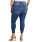 ფოტო #2 პროდუქტის Trendy Plus Size High Rise Skinny Jeans