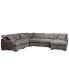 Фото #9 товара Rhyder 5-Pc. Fabric Sectional Sofa with Chaise, Created for Macy's