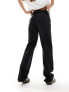 JJXX slim black straight leg trouser in black