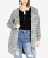 Фото #1 товара Plus Size Amelia Cardigan Sweater