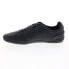 Фото #5 товара Lacoste Chaymon Crafted 07221 Mens Black Leather Lifestyle Sneakers Shoes 11.5