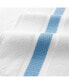 Фото #4 товара Полотенце Турецкое Aston And Arden Aegean Eco-Friendly Recycled (4 шт), 18x30, белое с полосатым узором, 600 г/м², 50% переработанный, 50% хлопковая смесь, низкая прядь, пушистое, ультра-мягкое
