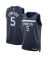 Men's and Women's Anthony Edwards Navy Minnesota Timberwolves Swingman Jersey - Icon Edition