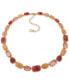 ფოტო #1 პროდუქტის Gold-Tone Crystal Stone Collar Necklace, 16" + 3" extender