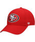 ფოტო #1 პროდუქტის Men's Scarlet San Francisco 49ers Logo MVP Adjustable Hat