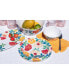 Фото #3 товара Тарелки для салата "Одри" с цветочным узором TarHong, комплект из 6 штук, сервировка для 6 лиц
