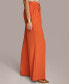 ფოტო #3 პროდუქტის Donna Karan Women's Wide-Leg Pleat-Front Pants