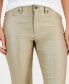 ფოტო #4 პროდუქტის Women's Tribeca Foil Straight-Leg Jeans