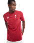 Фото #4 товара Le Coq Sportif – Equipe De France Paris 2024 Olympics – T-Shirt in Rio-Rot mit Rückenprint