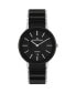 ფოტო #1 პროდუქტის Unisex Dublin Watch with High-Tech Ceramic Strap, Solid Stainless Steel, 1-1855