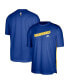 Фото #1 товара Men's Blue Golden State Warriors Hardwood Classics Pregame Warmup Shooting Performance T-shirt