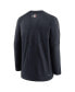 Men's Minnesota Twins Navy Authentic Collection Logo Performance Long Sleeve T-shirt