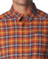 Фото #3 товара Men's Cornell Woods Flannel Long Sleeve Shirt