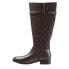 Trotters Lyra T1658-273 Womens Brown Leather Zipper Knee High Boots 5.5