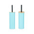 Toilet Brush Blue Metal Bamboo Plastic 9,5 X 27 X 9,5 cm (6 Units)