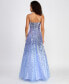 Фото #2 товара Juniors' Sequin Embellished Sleeveless Gown, Created for Macy's