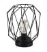 Фото #8 товара Metall Konsolentisch Gitter Tischlampe