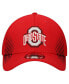 ფოტო #3 პროდუქტის Men's Scarlet Ohio State Buckeyes Active Slash Sides 39Thirty Flex Hat