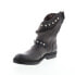 A.S.98 Vianne 250202-102 Womens Gray Leather Hook & Loop Casual Dress Boots