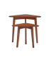 Фото #3 товара Сервировка Настольный Набор Alaterre Furniture Monterey, 24" Треугольные Столики (набор из 2) для гостиной