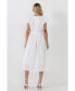 ფოტო #6 პროდუქტის Women's Puffy Sleeve Midi Dress