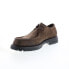 Фото #4 товара Bruno Magli Hopper MB1HPRO1 Mens Brown Suede Oxfords & Lace Ups Casual Shoes