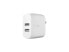 Фото #2 товара BELKIN WCE002DQ1MWH White BOOST CHARGE Dual USB-A Wall Charger 24W + USB-A to Mi