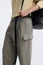 Straight fit cargo trousers