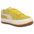 Фото #2 товара Puma Suede Mayu Up Platform Womens Yellow Sneakers Casual Shoes 381650-03