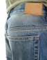 Weekday Sphere low waist loose fit jeans in jackpot blue