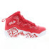 Фото #2 товара Fila MB 1BM01742-611 Mens Red Leather Lace Up Lifestyle Sneakers Shoes