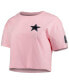 Фото #3 товара Women's Pink Dallas Cowboys Cropped Boxy T-shirt