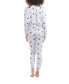 Women's Hacci Printed Pajama Set