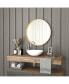 Фото #4 товара Monaco Accent Wall Mirror With Metal Frame For Bathroom, Vanity, Entryway, Dining Room, & Living Room
