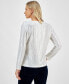 Фото #2 товара Women's Metallic Long-Sleeve Top