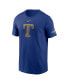 Nike Men's Royal Texas Rangers 2024 Gold Collection Logo T-Shirt