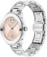 Women's Bold Verso Swiss Quartz Silver-Tone Stainless Steel Watch 38mm