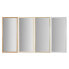 Фото #1 товара Настенное зеркало Home ESPRIT Белый Коричневый Бежевый Серый Стеклянный полистирол 68 x 2 x 156 cm (4 штук)
