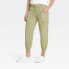 Фото #1 товара Women's Stretch Woven Tapered Cargo Pants - All in Motion