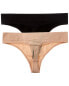 Фото #2 товара Dkny Set Of 2 Energy Seamless Thong Women's