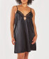 ფოტო #1 პროდუქტის Plus Sizes Silky Center Jeweled Chemise Nightgown