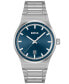 ფოტო #1 პროდუქტის Men's Candor Quartz Basic Calendar Stainless Steel Watch 41mm