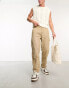 Фото #1 товара Cotton On relaxed carpenter trousers in stone