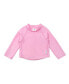 ფოტო #1 პროდუქტის Toddler Girls Long Sleeve Rashgaurd Shirt