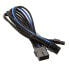 Фото #2 товара SilverStone PCI-8-Pin zu PCIe-6+2-Pin Kabel, 250mm - schwarz/blau