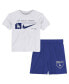 Little Boys and Girls White/Royal Los Angeles Dodgers Two-Piece T-Shirt Shorts Set Белый, Средний - фото #1